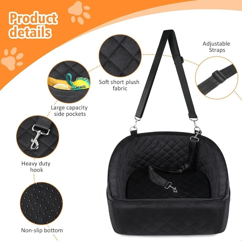 Black Dog Travel Carrier for Secure Journeys